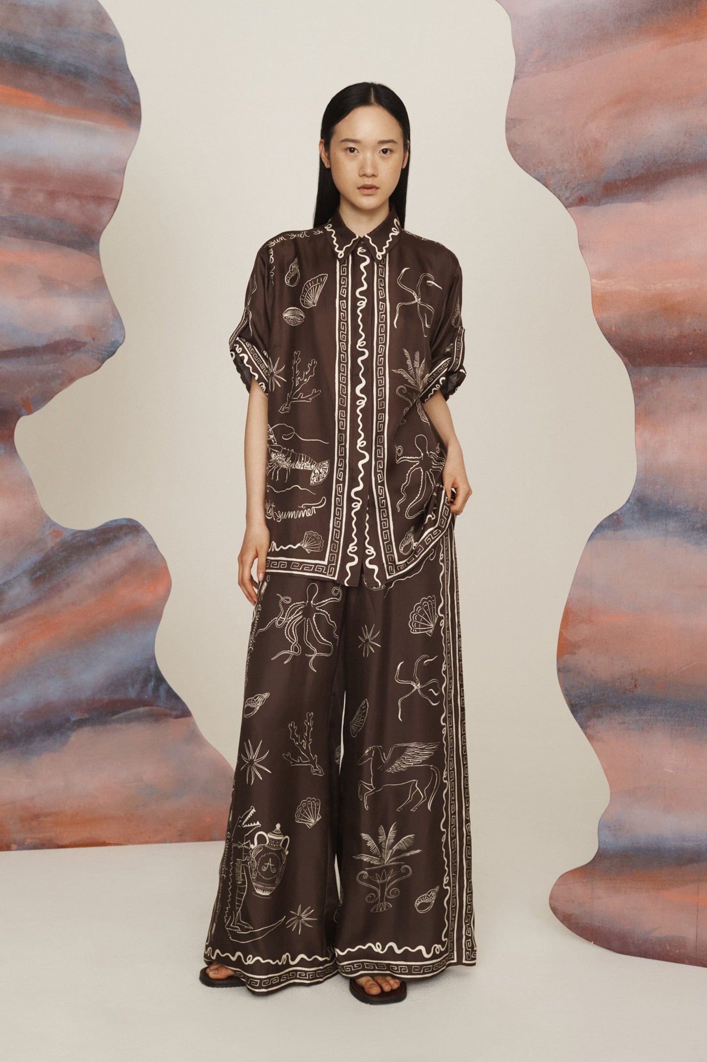 0103 ALÉMAIS
Sammy Silk Shirt & Pant Set