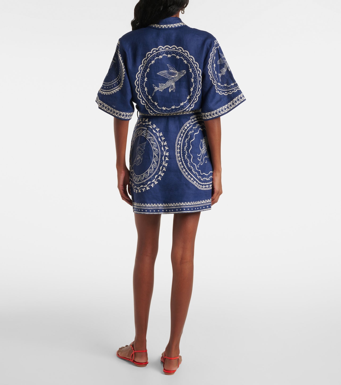 0105 ALÉMAIS
Oceane Linen Mini Dress