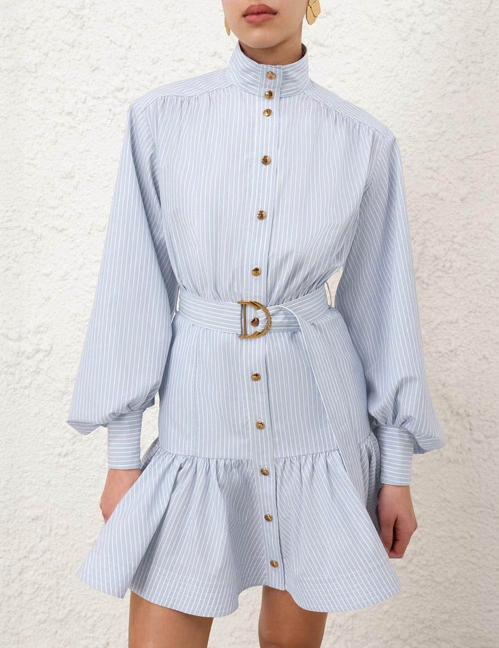 0003 ZIMMERMANN
Stripe Utility Mini Dress