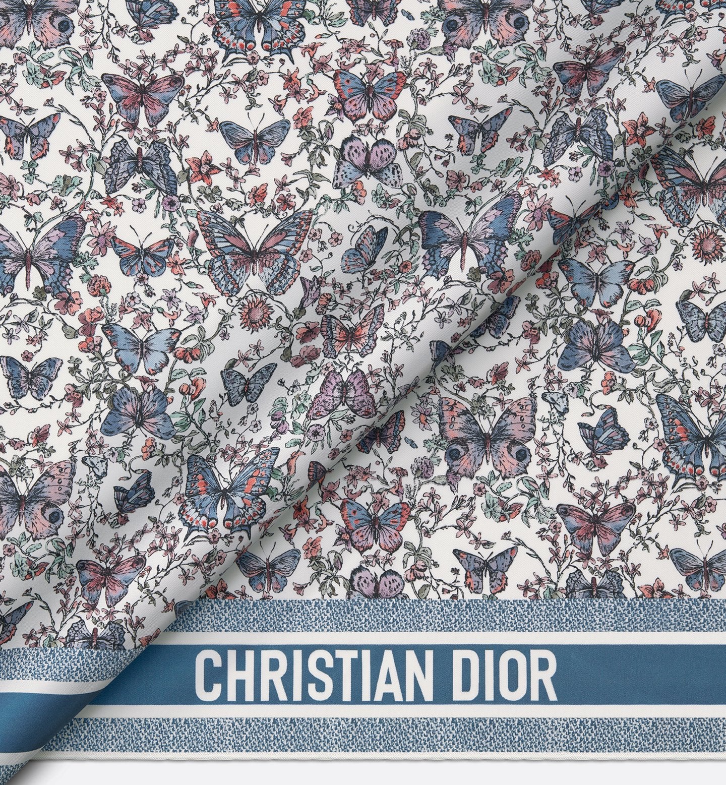 DIOR
Toile de Jouy Papillon 90Square Scarf