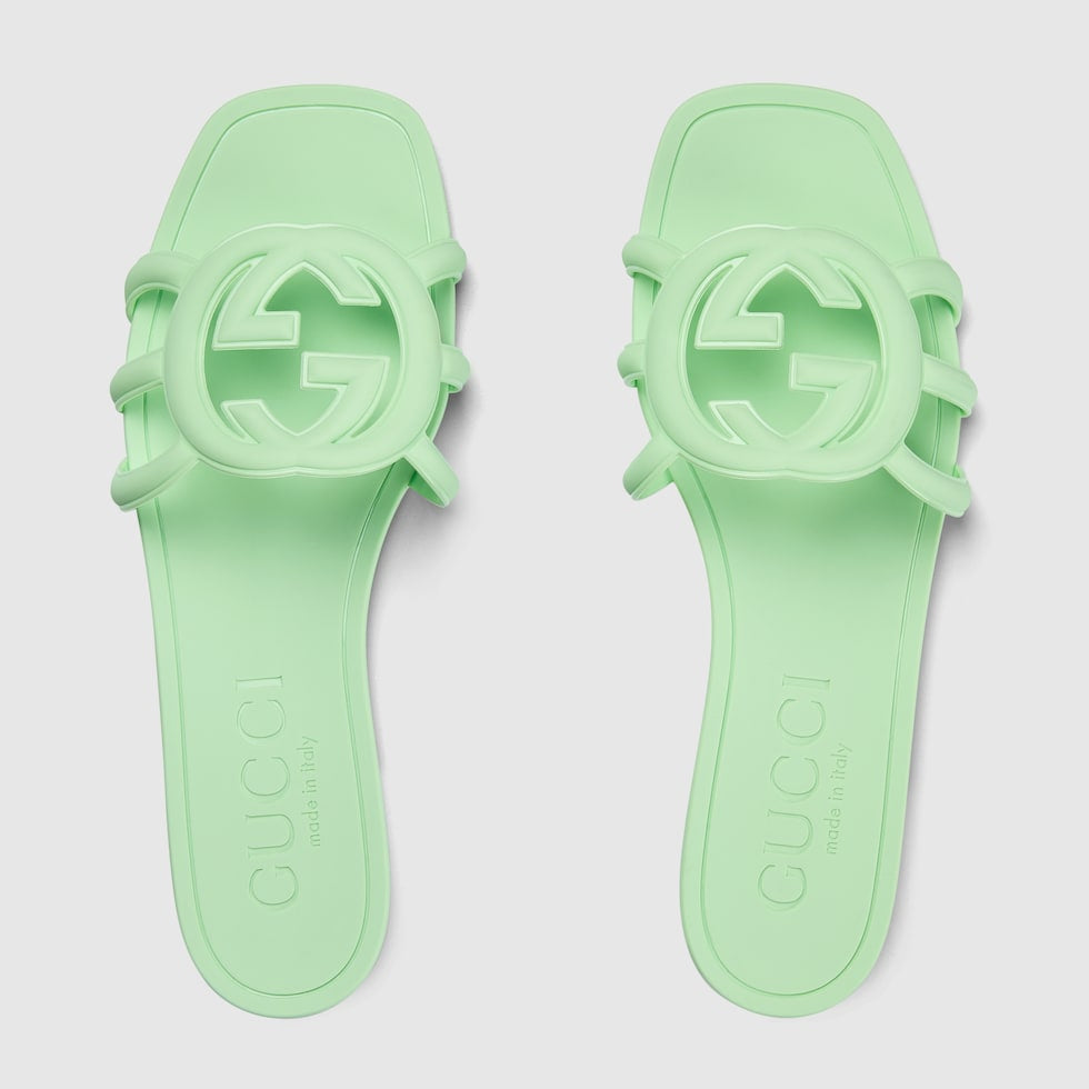 GUCCI WOMEN'S INTERLOCKING G SLIDE SANDAL