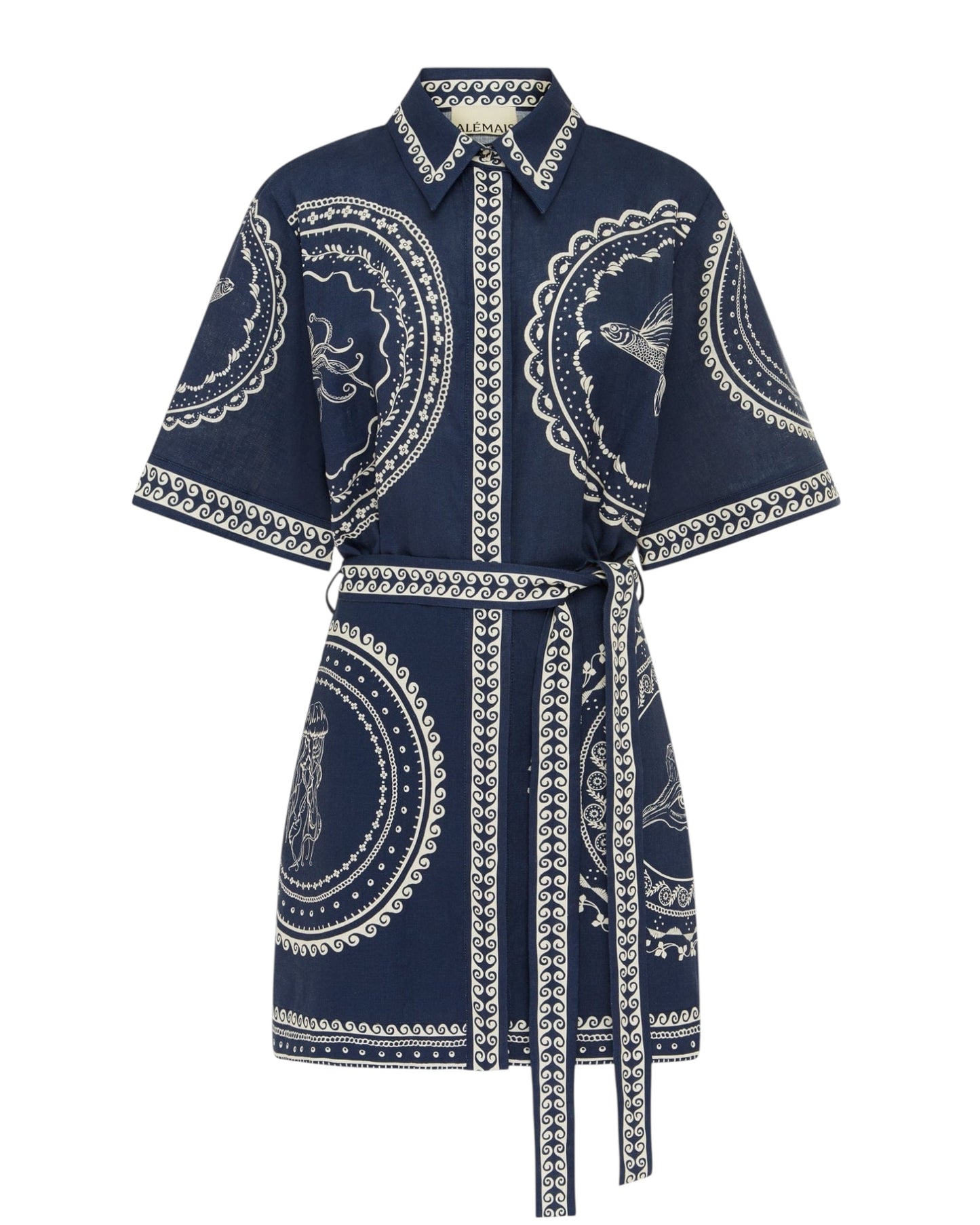 0105 ALÉMAIS
Oceane Linen Mini Dress