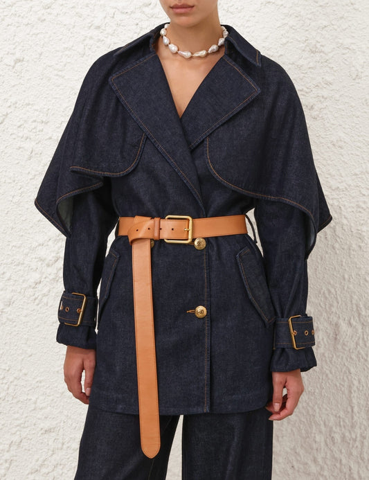 ZIMMERMANN
Crush Denim Trench Coat