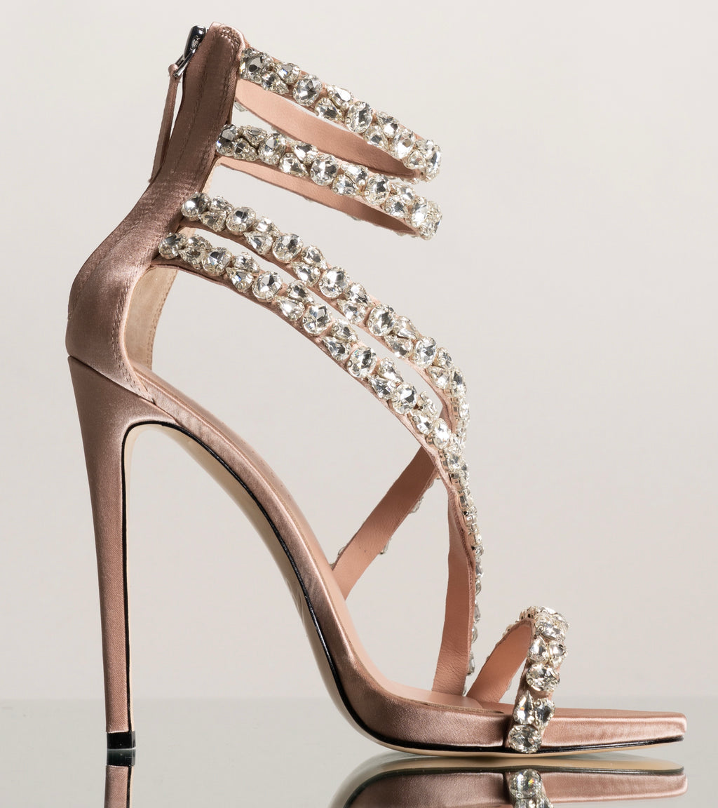 AMINAH ABDUL JILLIL SOLEIL SANDAL TAN