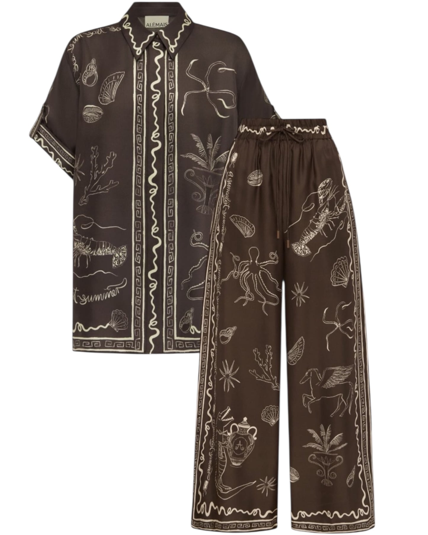 0103 ALÉMAIS
Sammy Silk Shirt & Pant Set