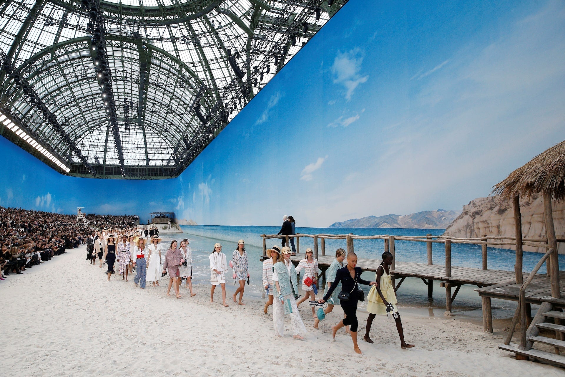 CHANEL: A Dream of Sand, Sea, and Style: WHEN THE RUNWAY BECOMES A SHORELINE