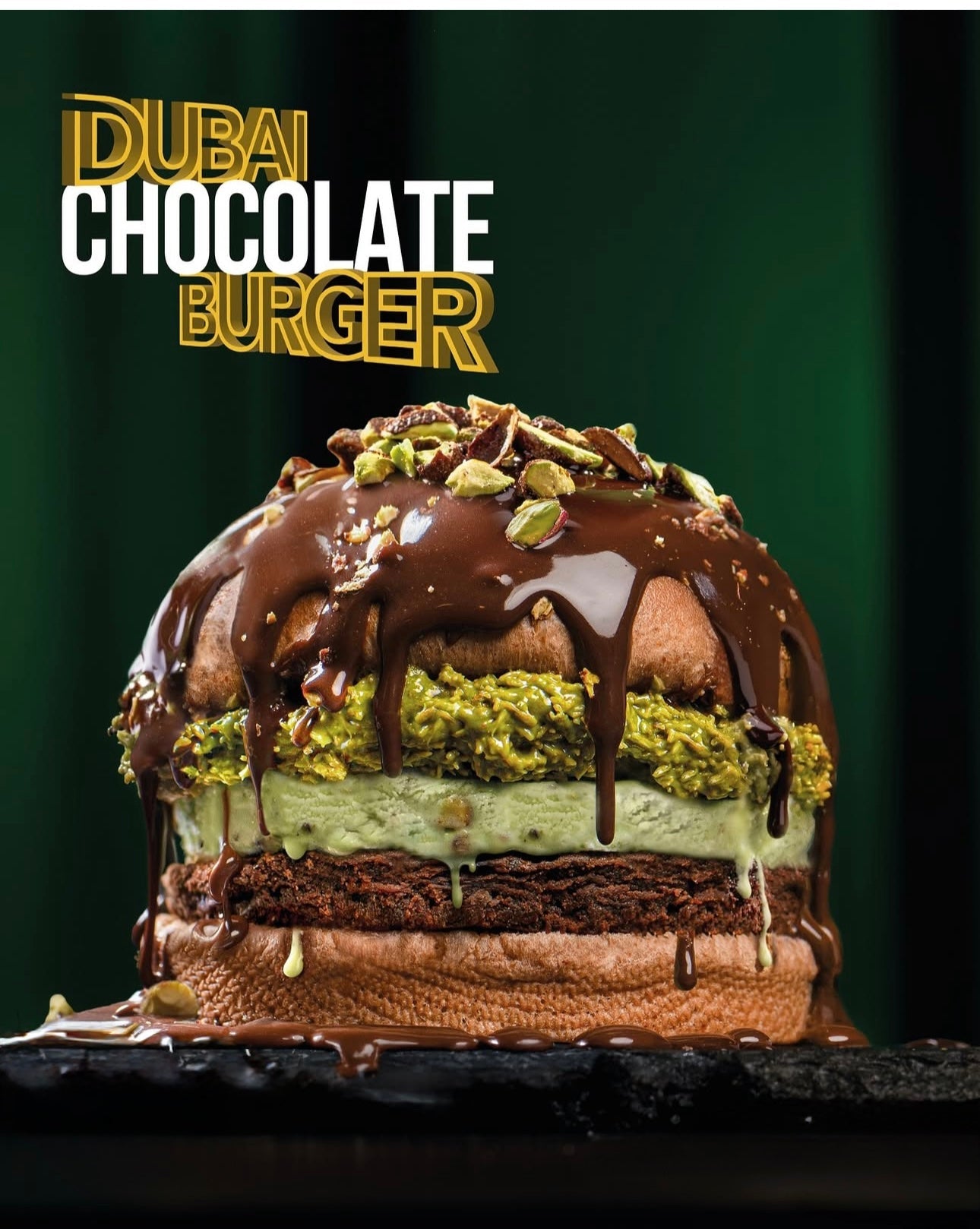 🍔 When Dubai Does Dessert: Roadster’s Chocolate Burger is a Style Icon