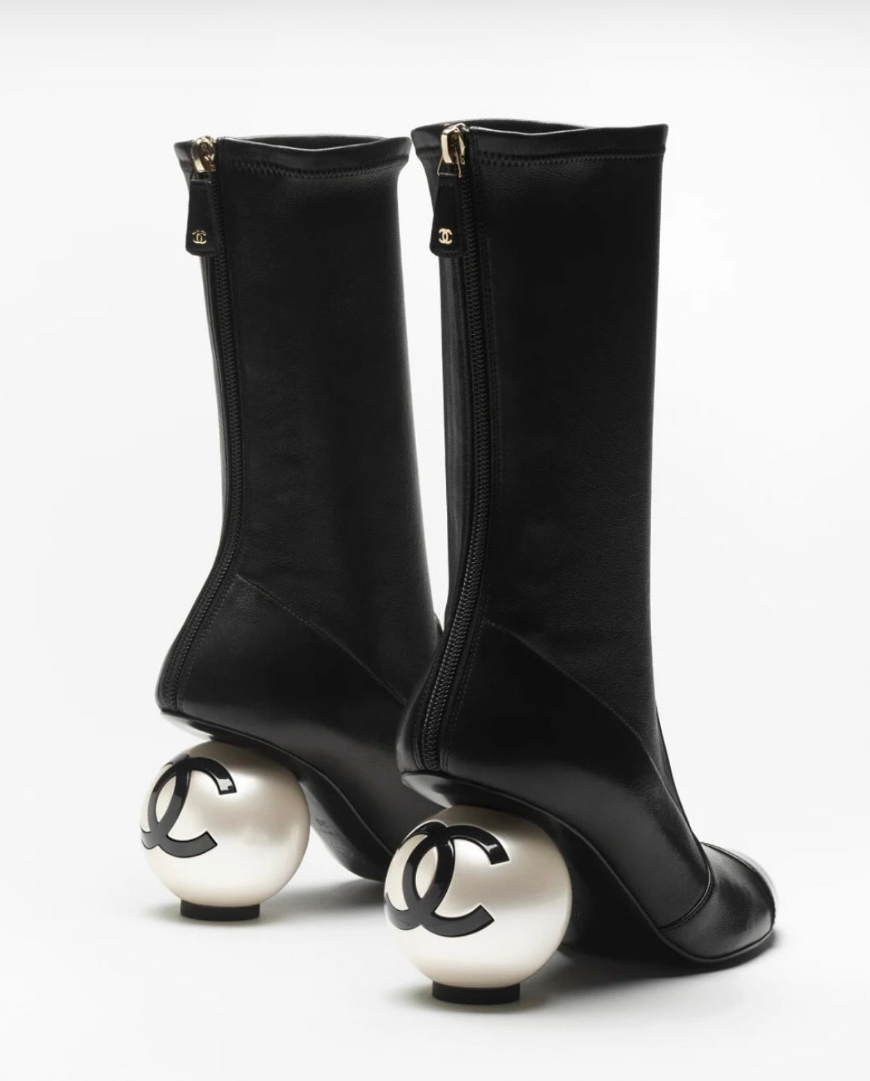 Chanel just dropped their most creative boots with 'pearl heels' worth $2,700