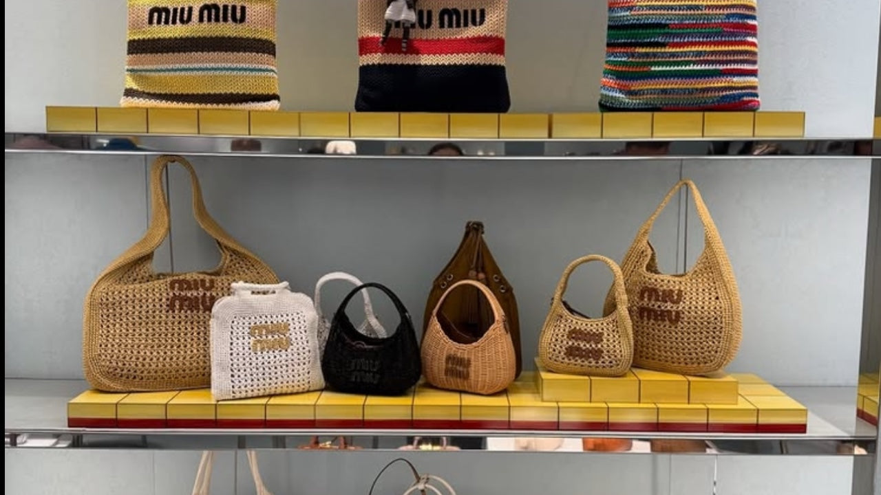 MIU MIU’S NEW SUMMER ICON: THE CAGE TOTE BAG