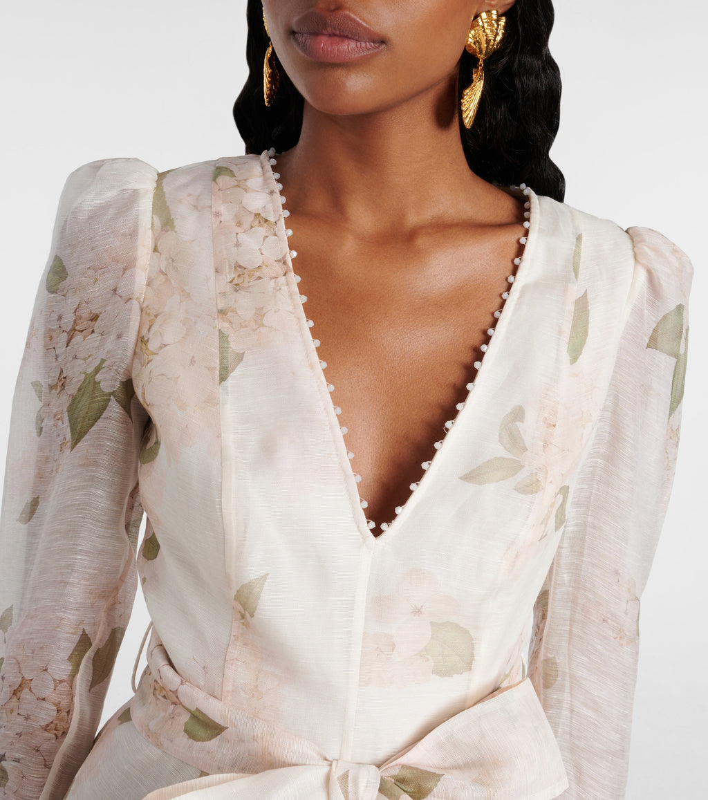 ZIMMERMANN
Balance Floral Linen-Silk Minidress