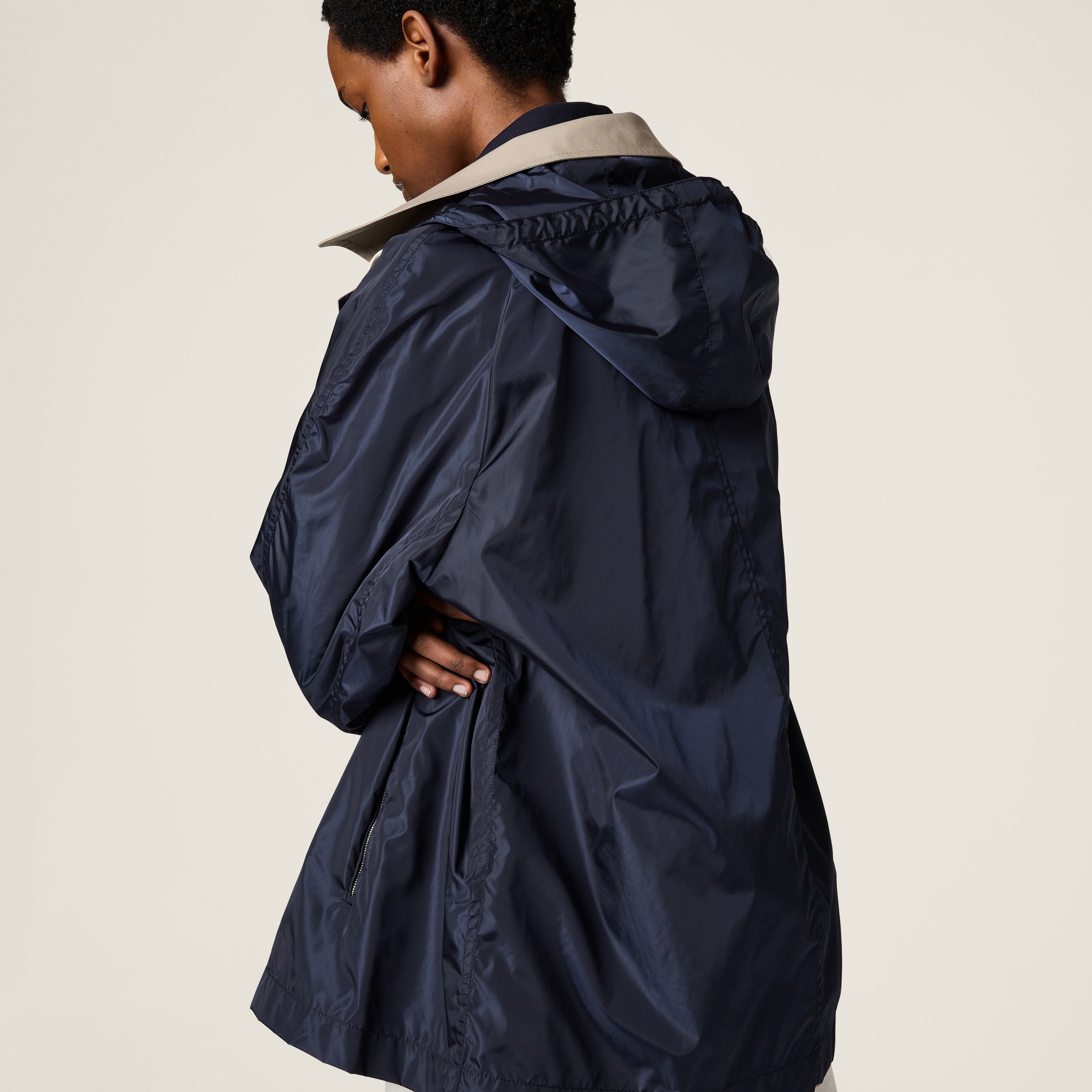 Miu Miu

Blouson in Panama and Technical Pongé