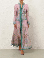 ZIMMERMANN – Indra Long Sleeve Maxi Dress