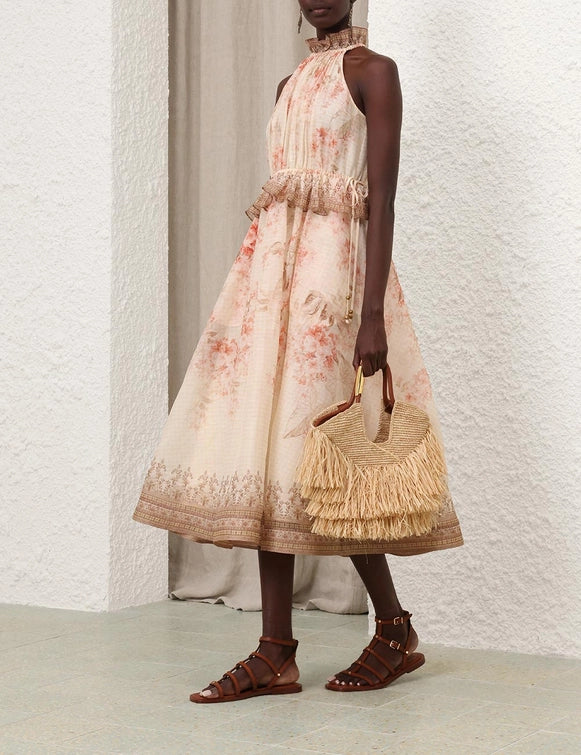 ZIMMERMANN
Illuminate Halter Midi Dress