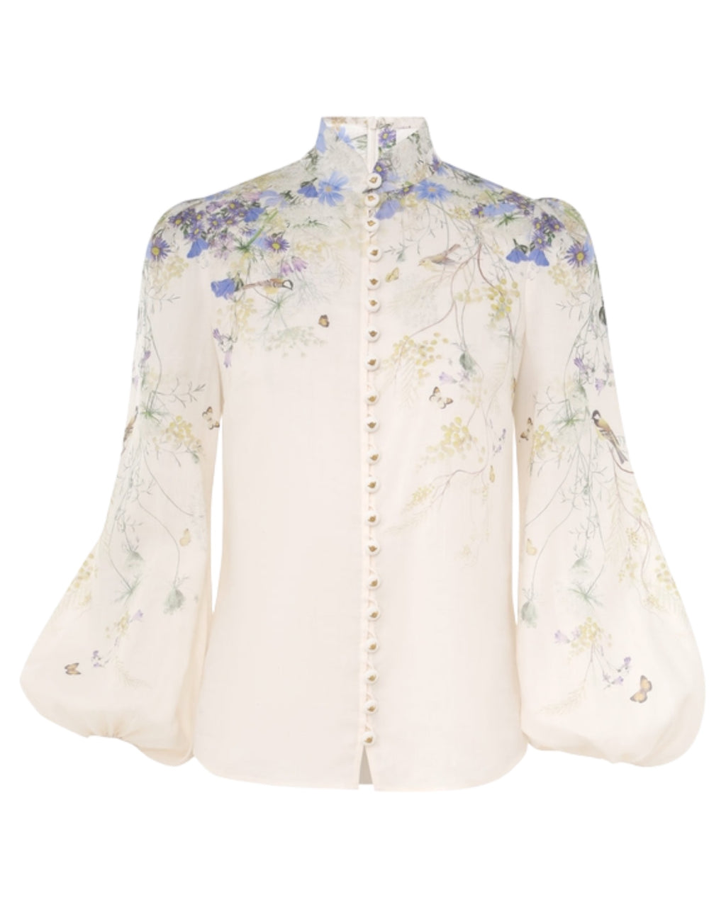 ZIMMERMANN Harmony Blouse in Citrus Butterflies