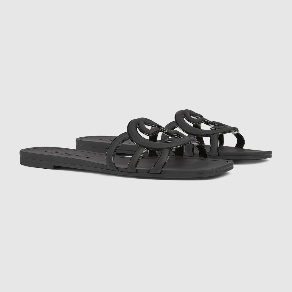 GUCCI WOMEN'S INTERLOCKING G SLIDE SANDAL