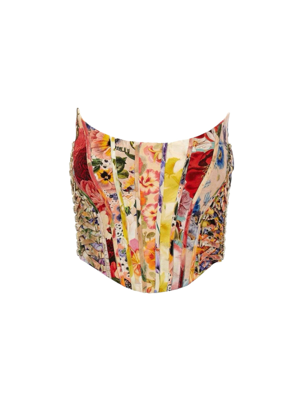 ZIMMERMANN Strapless boned-bodice top