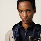 Miu Miu

Blouson in Panama and Technical Pongé