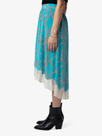 ZADIG & VOLTAIRE
Joslin Chain-Print Silk Midi Skirt
