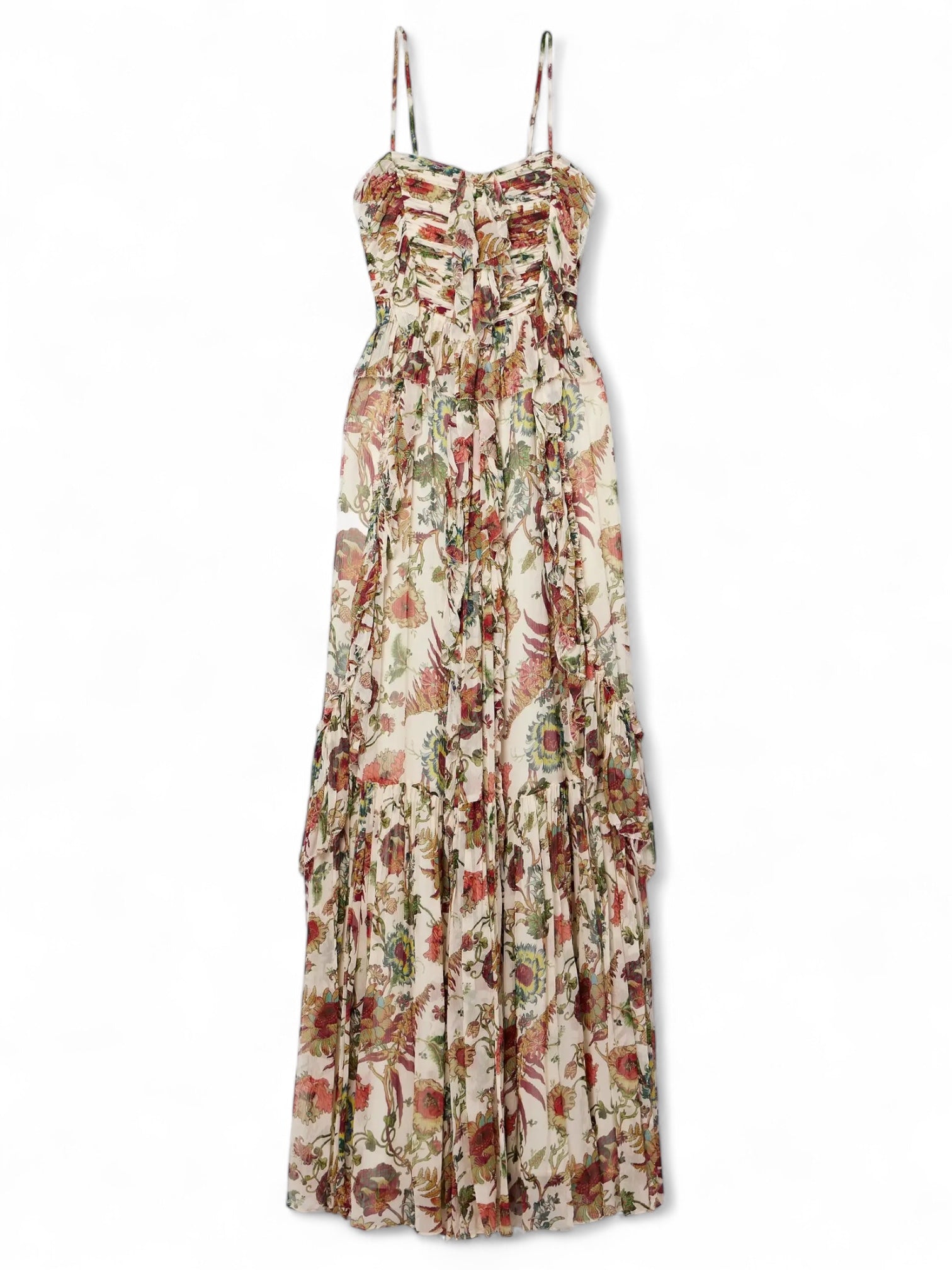 01 ULLA JOHNSON



Colette Ruffled Floral- print silk - maxi dress