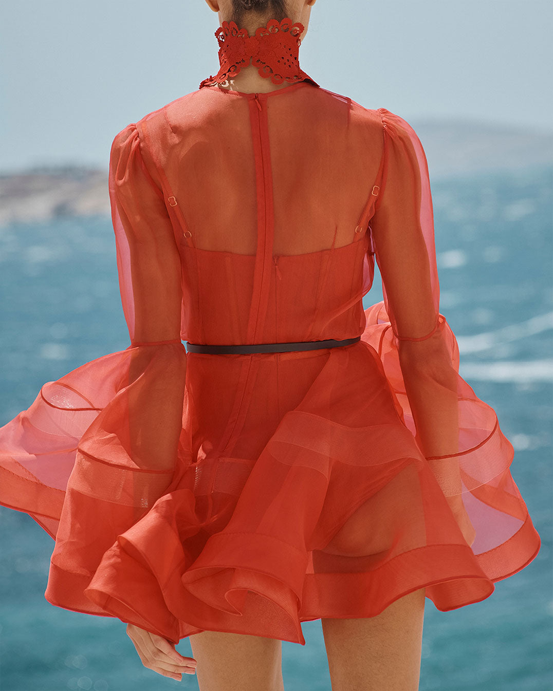 ZIMMERMANN – Rebellion Lantern Mini Dress