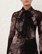 Zimmermann Hypnotic Maxi Shirt Dress — Ghost Floral