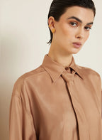 ZIMMERMANN Relaxed Tie Shirt – Biscuit