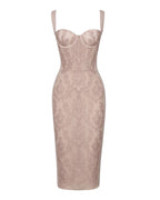 POEM PINK DRESS WITH LACE