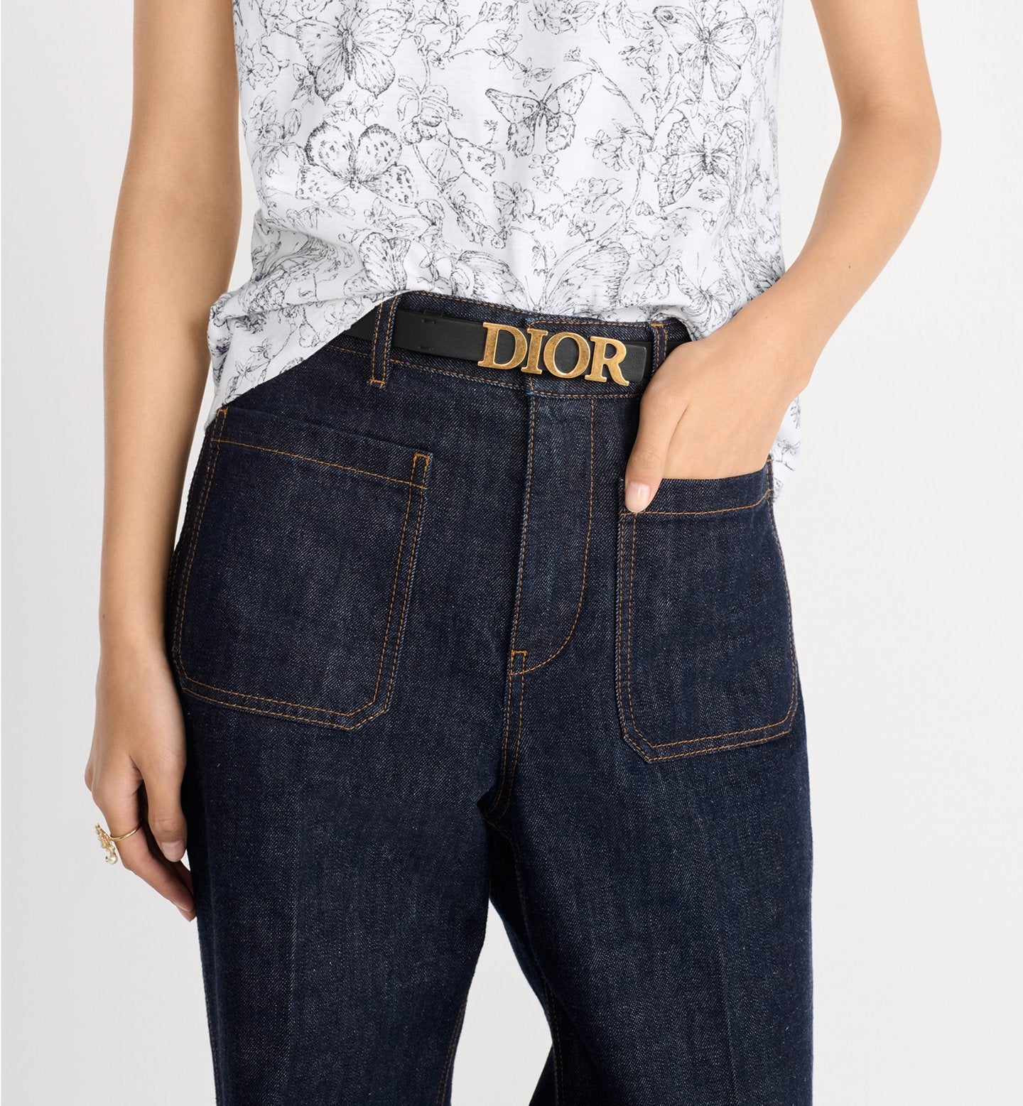DIOR Dream Belt
Black Smooth Calfskin, 20 MM