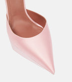 AMINA MUADDI
Angelica satin platform pumps