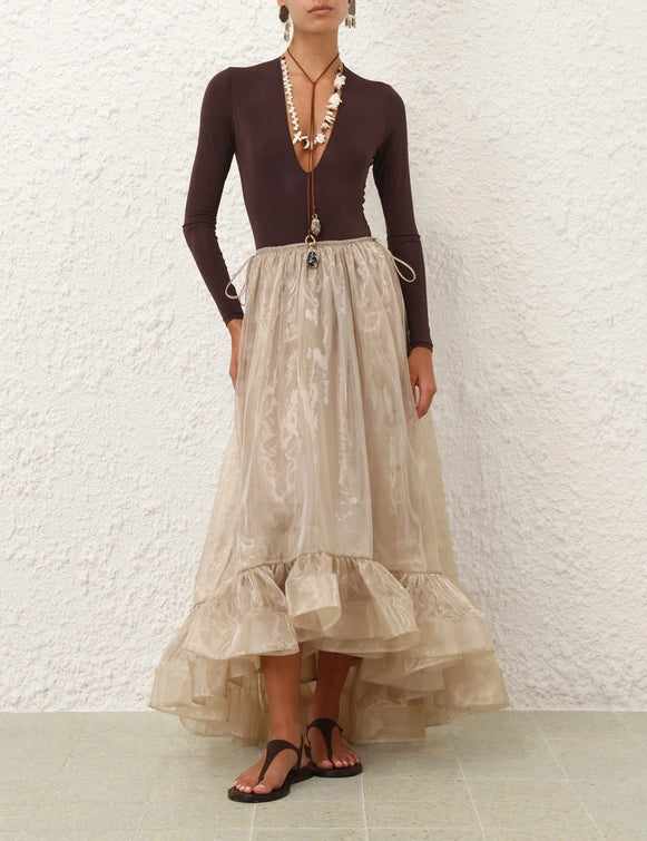 ZIMMERMANN
Dawning Flounce Maxi Skirt