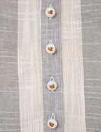 ZIMMERMANN Matchmaker Swing Blouse in Blue/Cream Stripe