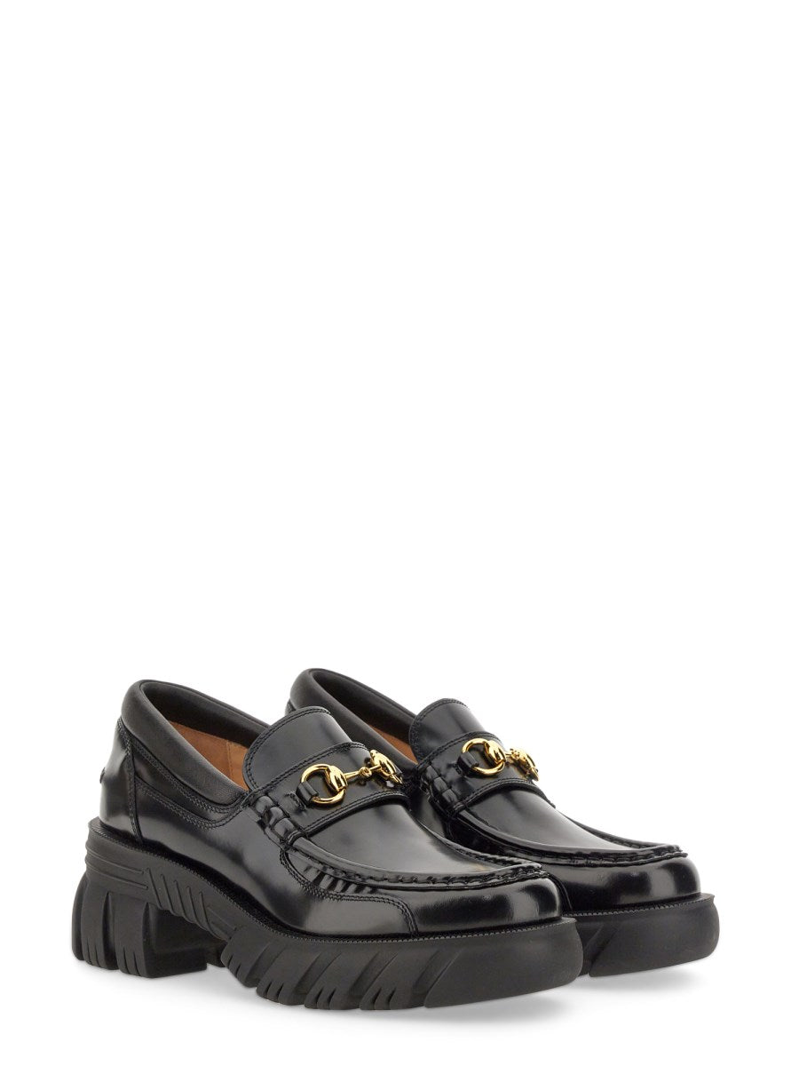 GUCCI Horsebit Leather Loafers