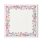 LOUIS VUITTON x MURAKAMI 
Monogram Superflat Flowers Square 90