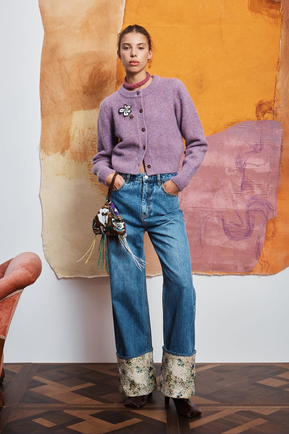 ALÉMAIS REGGIE CROPPED CARDIGAN
