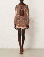 ZIMMERMANN Ottie Oversized Shirt in Multi Paisley