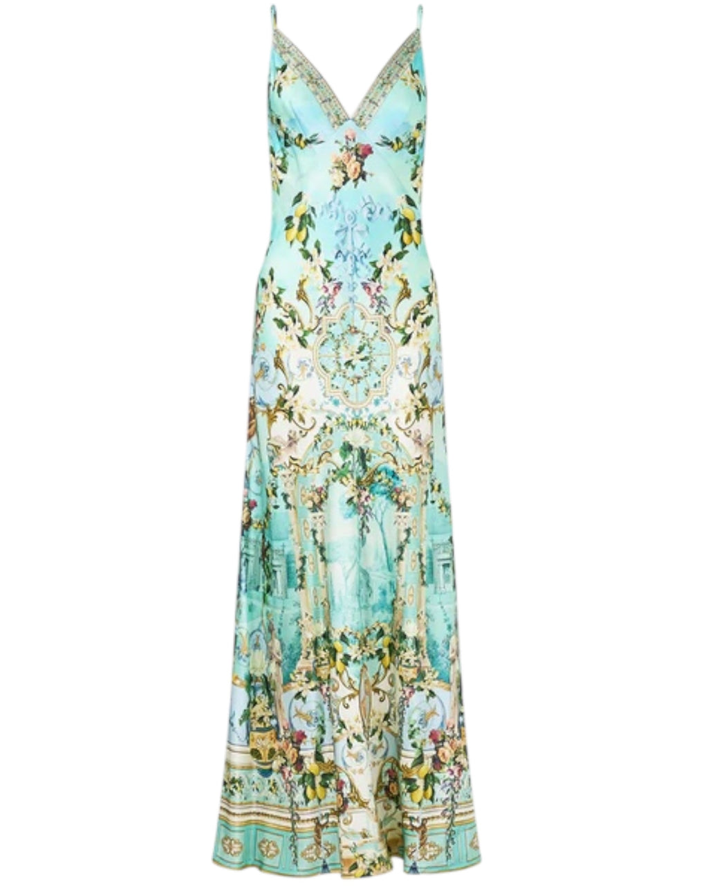 CAMILLA + The White Lotus Crystal Maxi Dress