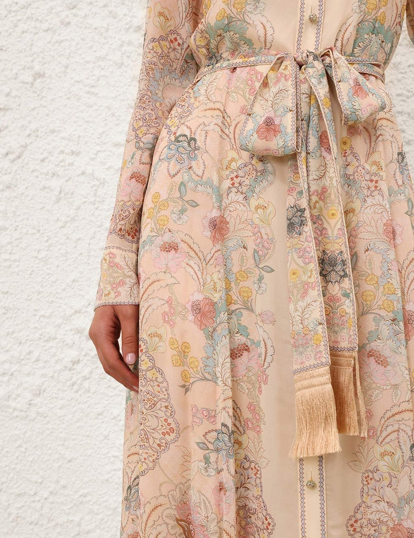 ZIMMERMANN – Rebellion Pussybow Shirt Dress
