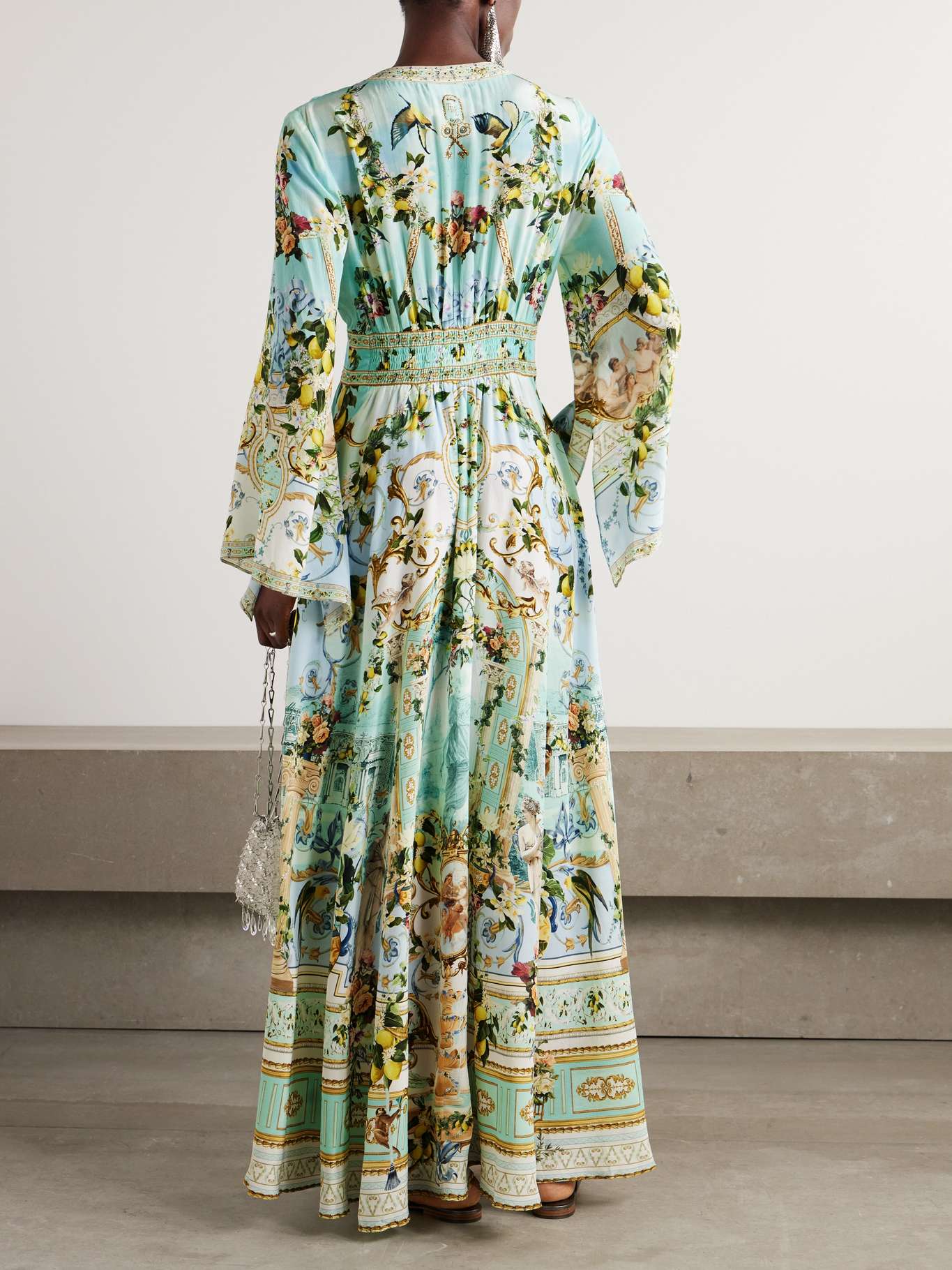 CAMILLA + The White Lotus Crystal Maxi Dress