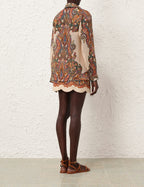 ZIMMERMANN Ottie Oversized Shirt in Multi Paisley