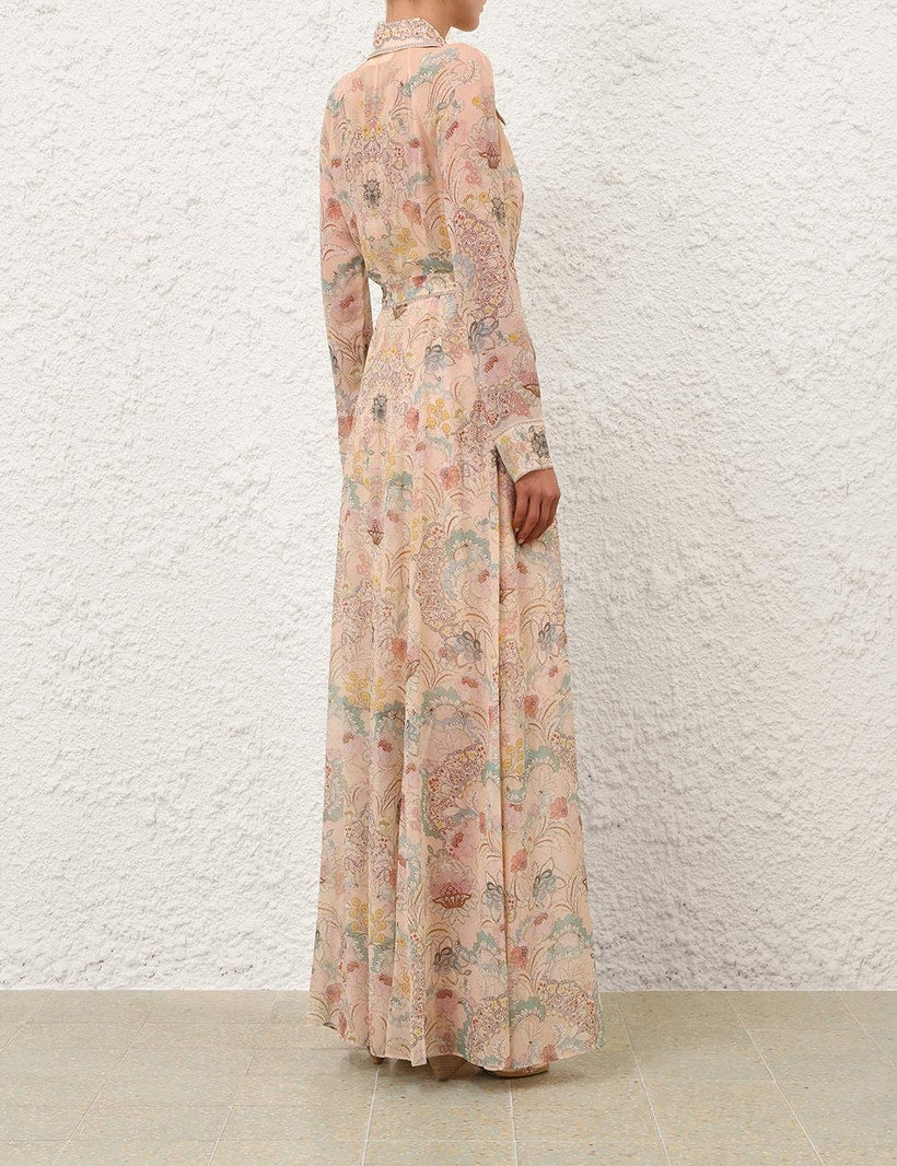 ZIMMERMANN – Rebellion Pussybow Shirt Dress
