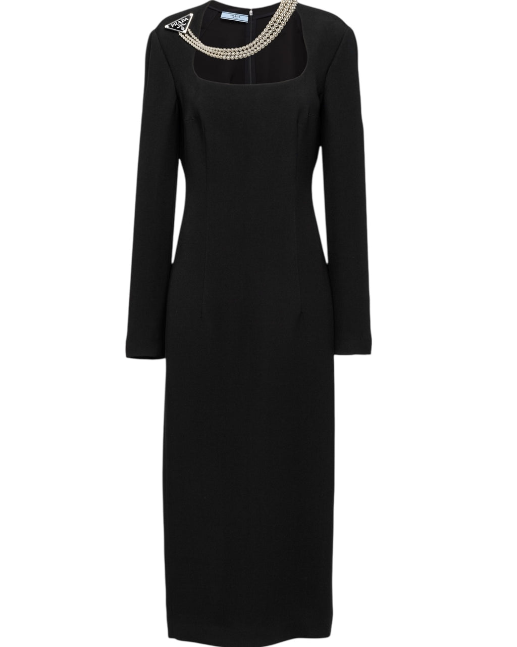 PRADA
Cady Runway Dress with Detachable Necklace