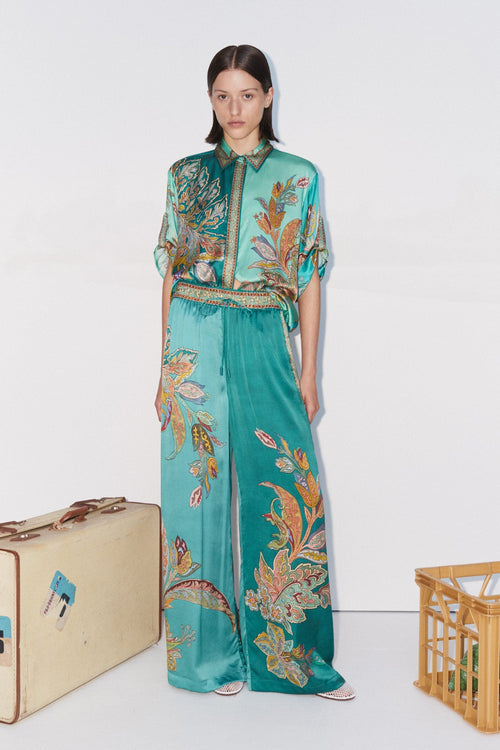 0112 ALÉMAIS

Franca Silk Shirt & Pant Set