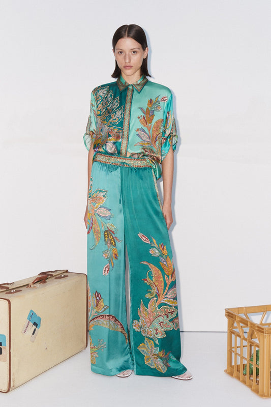 0112 ALÉMAIS

Franca Silk Shirt & Pant Set