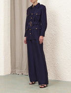 Zimmermann Hypnotic Utility Jacket — Ink