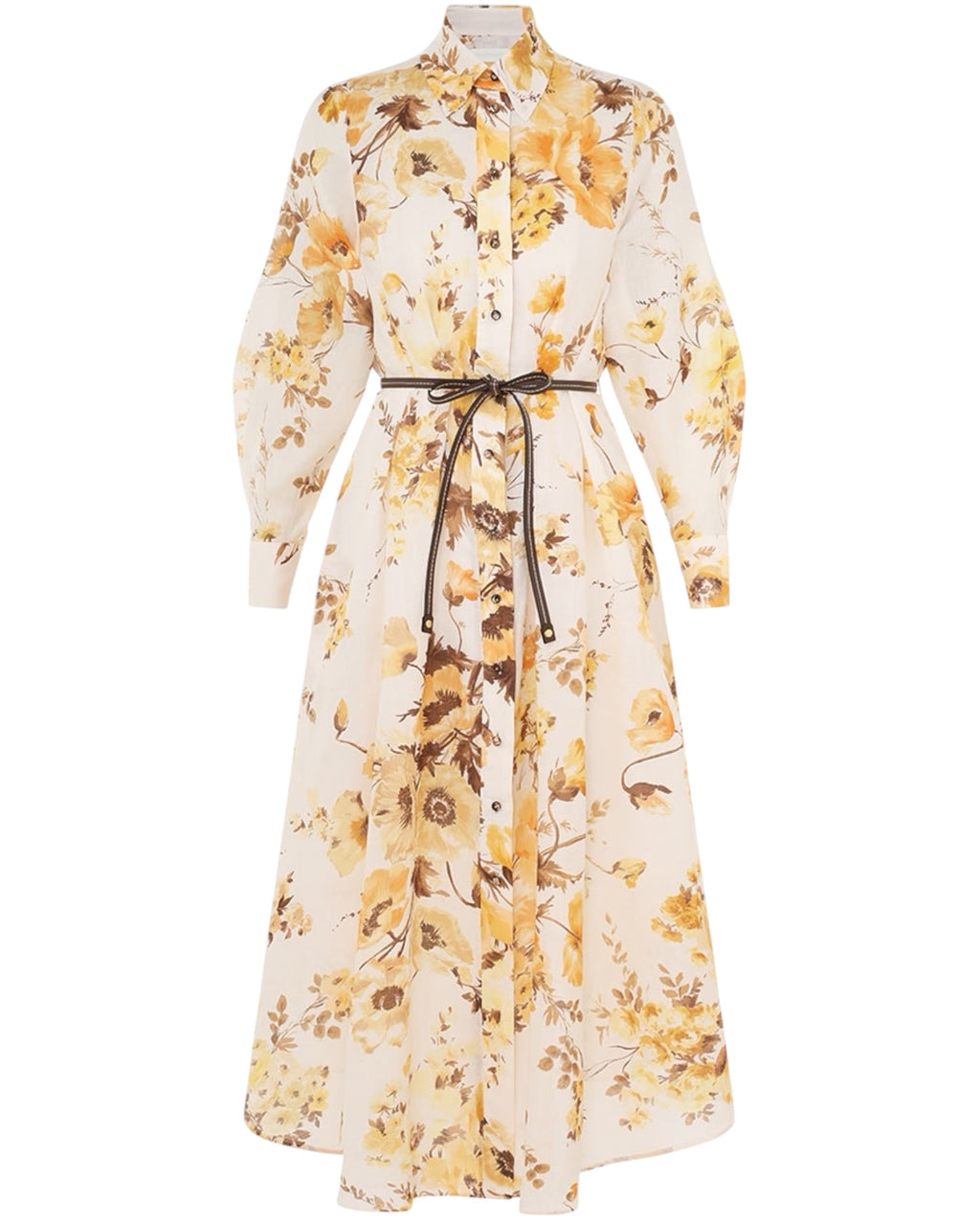 Zimmermann Ottie Tuck Shirt Dress