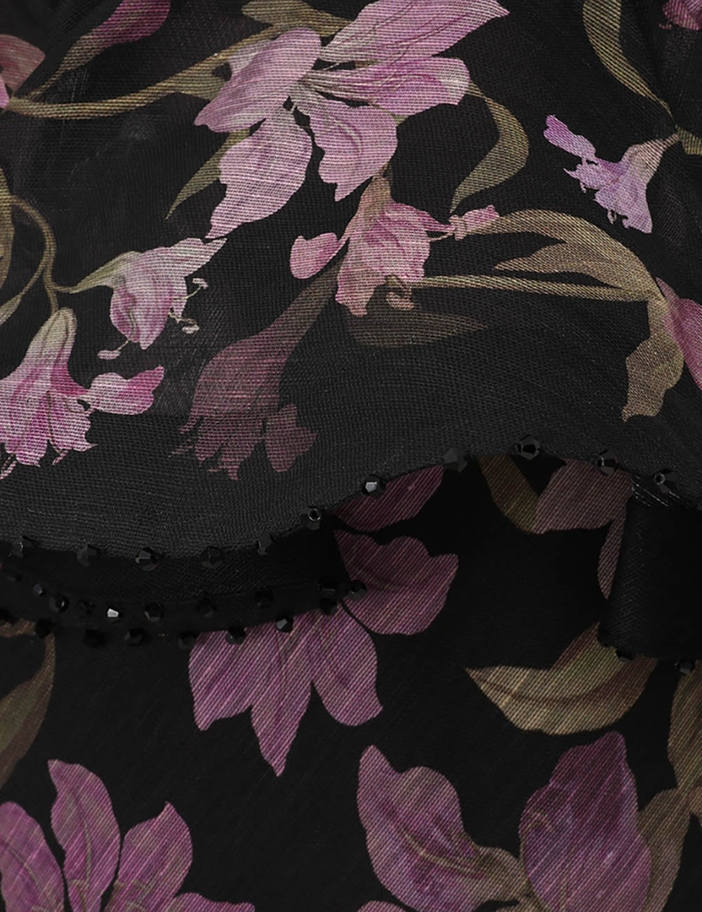 ZIMMERMANN
Dawning Ruffle Slip Dress – Black Lily