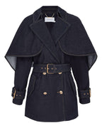 Zimmermann 
Crush Denim Trench Coat