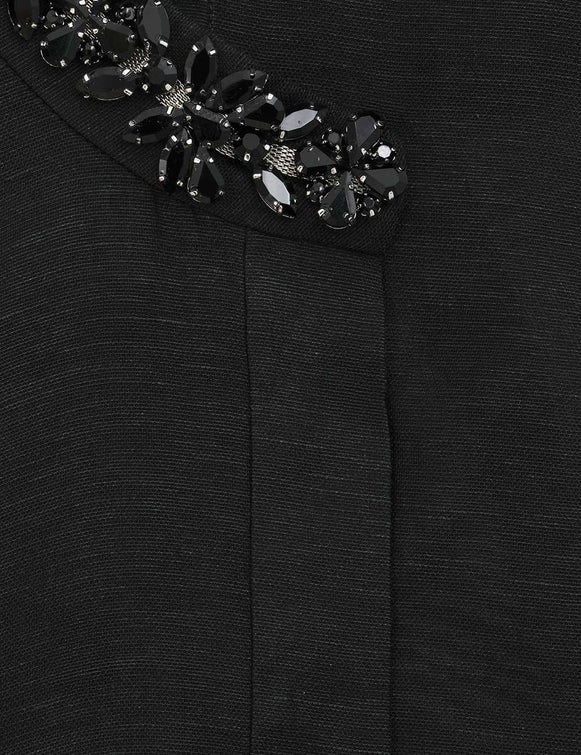 000012 ZIMMERMANN
Hypnotic Jewelled Body Shirt – Black