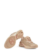 GUCCI
Run GG suede-trimmed crystal-embellished mesh sneakers