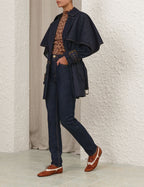 Zimmermann 
Crush Denim Trench Coat